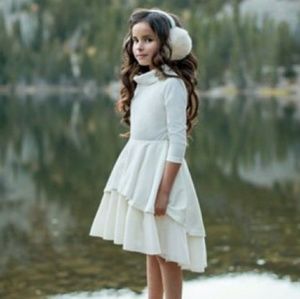 Joyfolie Mia Joy Girls Isoide Cream Dress 12 New